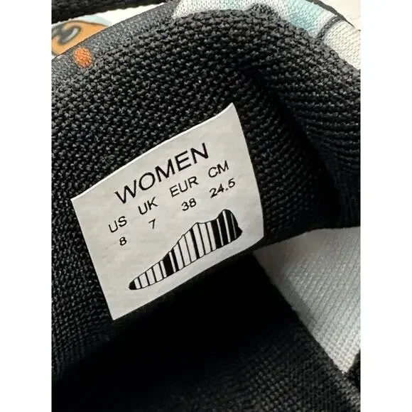 Shoes Womens 8 Athletic Trainers Dog Print Sneakers Casual Colorful Active Vet - Picture 5 of 7